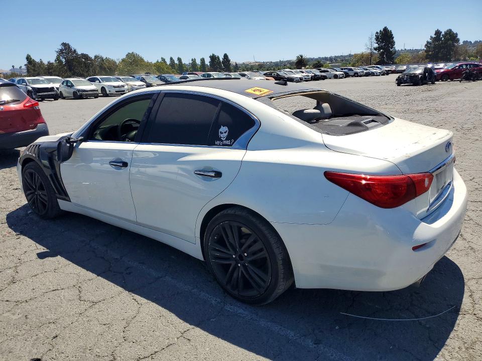 2015 Infiniti Q50 VIN JN1BV7AP8FM343254 COPART salvage auction — SIDE, Ca - Salvage Certificate, sold $200 on 2026-07-31 (photo 2)