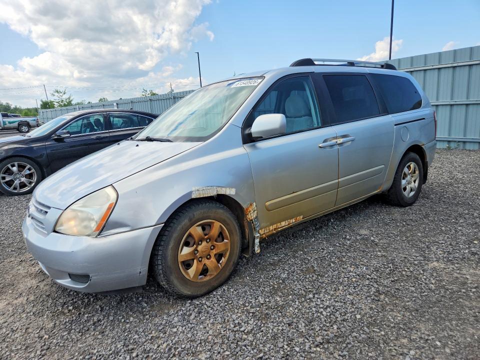 2008 Kia SEDONA VIN KNDMB233286196318 COPART salvage auction — MECHANICAL, ON - PERMIT NO BRAND - UNFIT, sold $550 on 2026-07-28 (photo 1)