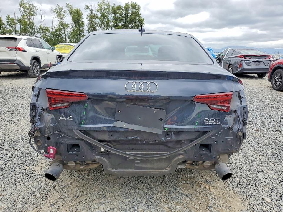 2018 Audi A4 VIN WAUENAF45JA091329 COPART salvage auction — REAR END, Wa - Bill Of Sale, sold $6,700 on 2026-07-06 (photo 6)