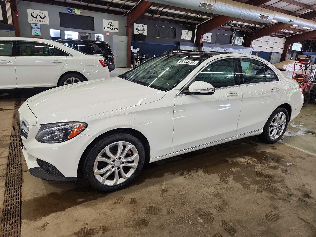 2015 Mercedes-Benz C-Class VIN 55SWF4KB8FU095267 — COPART salvage auction photo