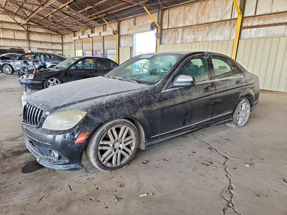 2009 Mercedes-benz C class VIN WDDGF81XX9R077948 COPART salvage auction — FRONT END, Az - Certificate Of Title (P), sold $475 on 2026-07-29 (photo 1)