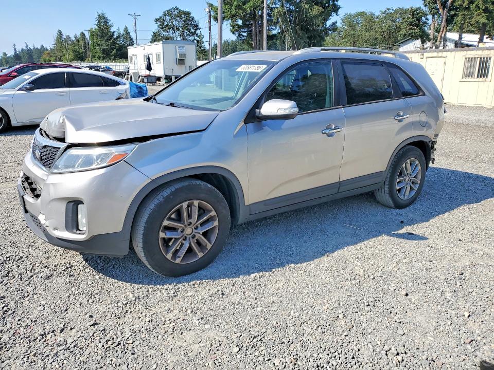 2014 Kia Sorento VIN 5XYKT4A60EG461033 COPART salvage auction — FRONT END, WA - BILL OF SALE, sold $200 on 2026-07-17 (photo 1)