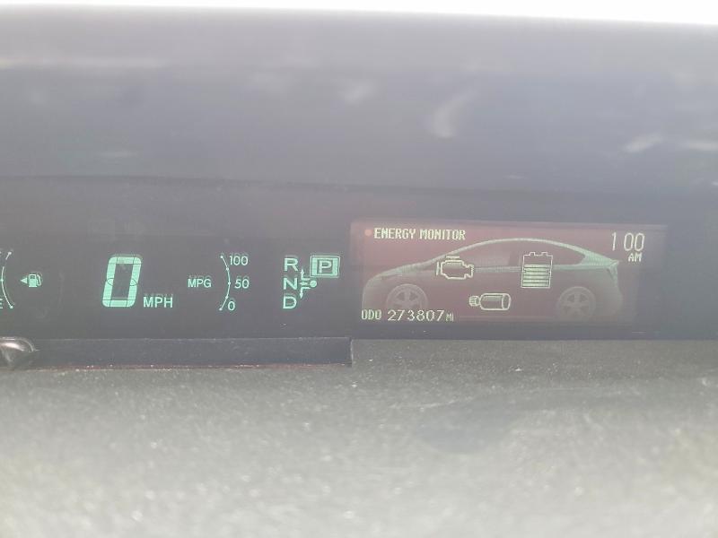 2013 Toyota Prius VIN JTDKN3DU7D1629327 COPART salvage auction — FRONT END, NJ - CERT OF TITLE-SALVAGE (P), sold $1,300 on 2026-07-08 (photo 9)