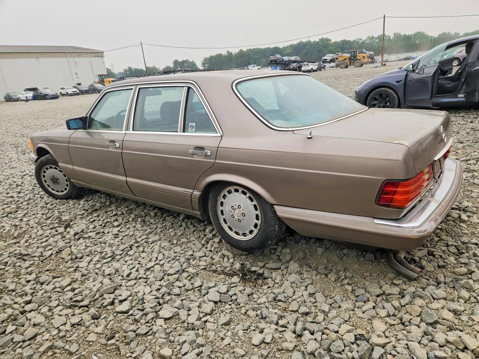 1987 Mercedes-benz VIN WDBCA39D8HA347176 COPART salvage auction — MECHANICAL, NJ - CERTIFICATE OF TITLE, sold $1,050 on 2026-07-27 (photo 2)