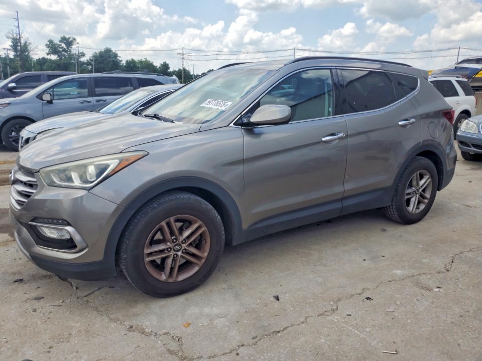2017 Hyundai Santa fe VIN 5XYZU3LB3HG416866 COPART salvage auction — MECHANICAL, Tn - Certificate Of Title, sold $3,550 on 2026-07-08 (photo 1)