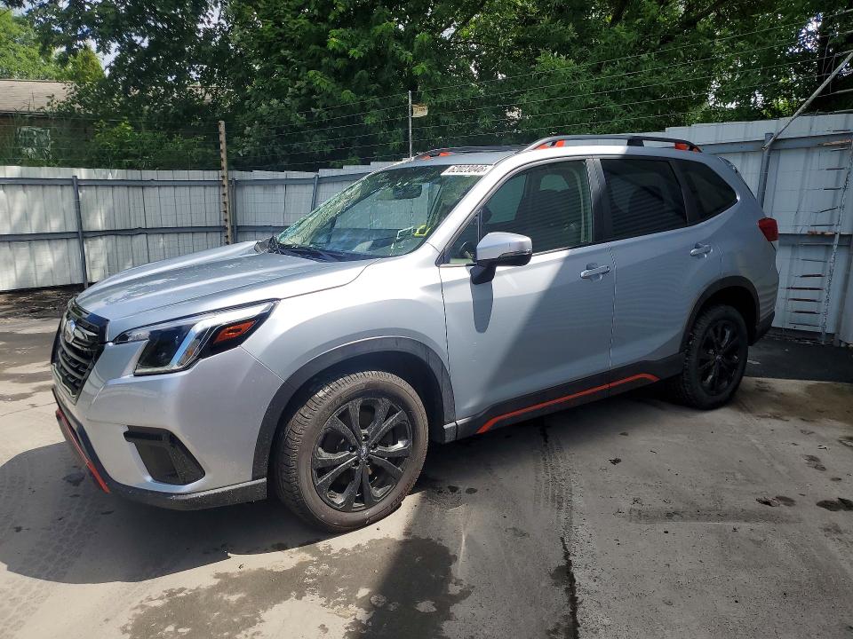 2022 Subaru Forester VIN JF2SKAJCXNH518113 COPART salvage auction — SIDE, NY - MV-907A SALVAGE CERTIFICATE, sold $5,800 on 2026-07-27 (photo 1)