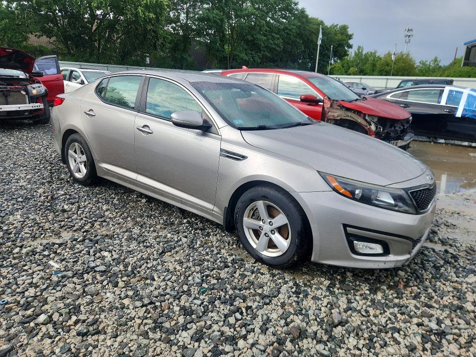 2014 Kia Optima VIN 5XXGM4A78EG337561 COPART salvage auction — FRONT END, Ct - Certificate Of Title, sold $125 on 2026-07-30 (photo 4)