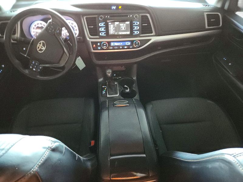 2015 Toyota Highlander VIN 5TDZKRFH6FS082602 COPART salvage auction — FRONT END, Az - Cert Of Title - Salvage, sold $3,700 on 2026-07-15 (photo 8)