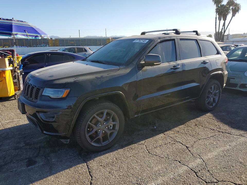 2021 Jeep Grand cherokee VIN 1C4RJFBG7MC781072 COPART salvage auction — BURN, CA - SALVAGE CERTIFICATE, sold $10,100 on 2026-07-31 (photo 1)