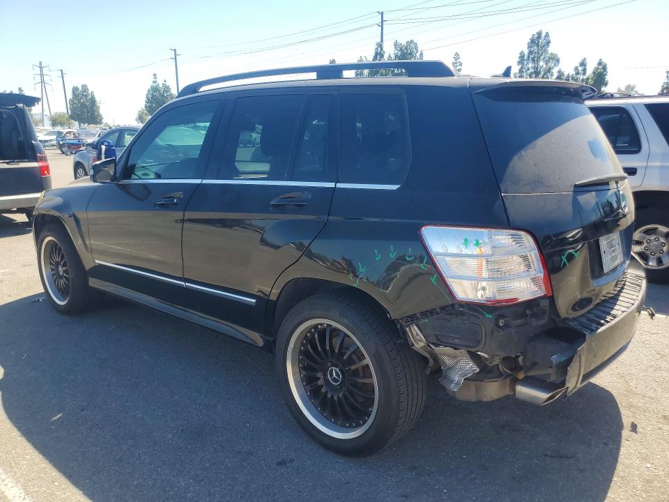 2012 Mercedes-benz Glk-klasse VIN WDCGG5GB5CF818494 COPART salvage auction — REAR END, Ca - Salvage Certificate, sold $1,050 on 2026-08-18 (photo 2)