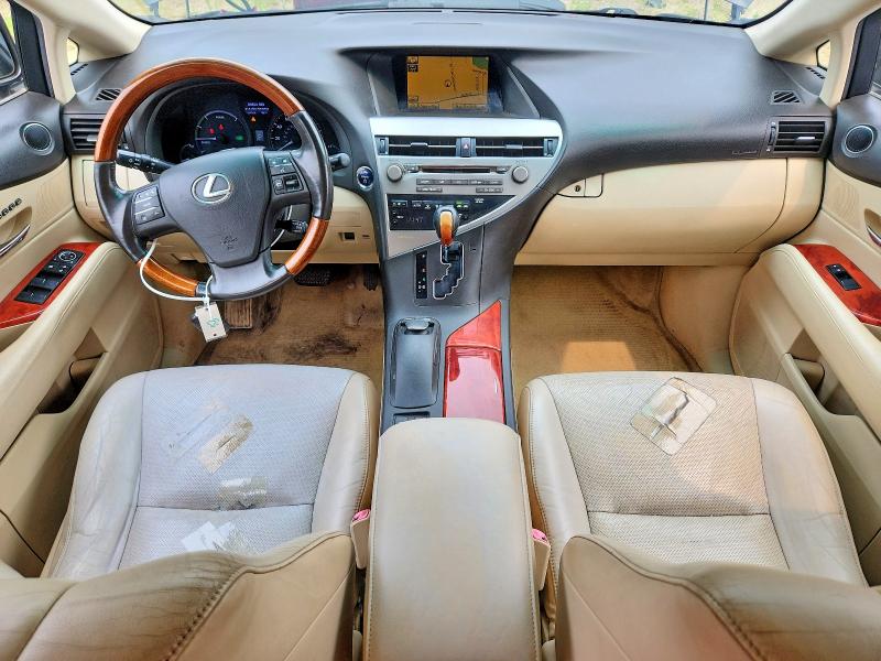 2010 Lexus Rx 450h VIN JTJBC1BA3A2011122 COPART salvage auction — MINOR DENT/SCRATCHES, MA - CERTIFICATE OF TITLE (P), sold $5,900 on 2026-07-29 (photo 8)