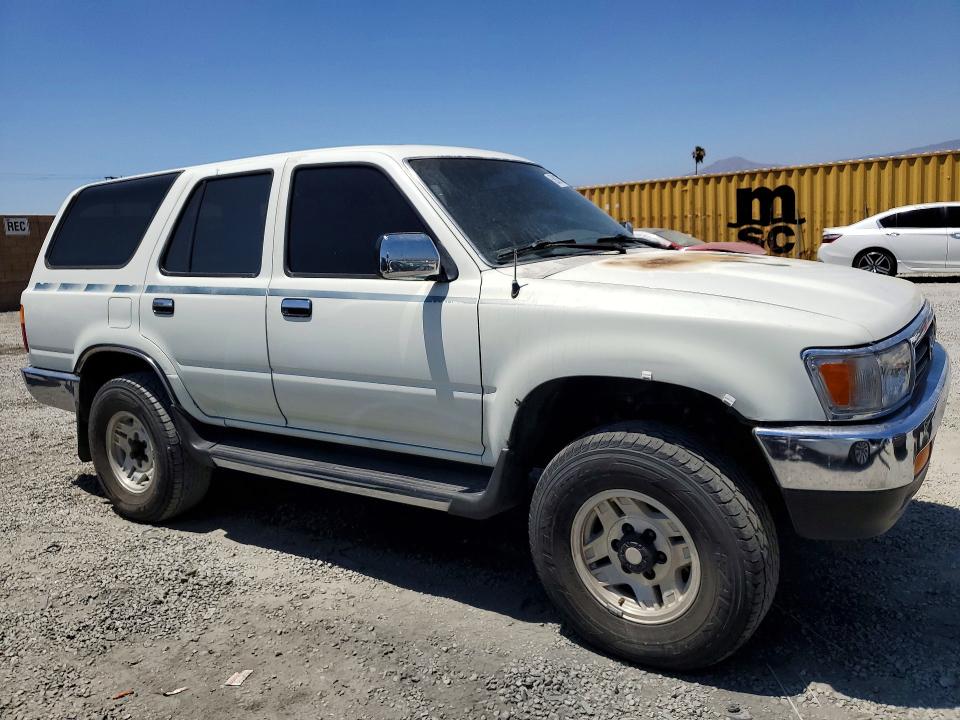 1992 Toyota 4runner VIN JT3VN39W4N8034133 COPART salvage auction — Burn Engine, CA - SALVAGE CERTIFICATE, sold $350 on 2026-07-22 (photo 4)