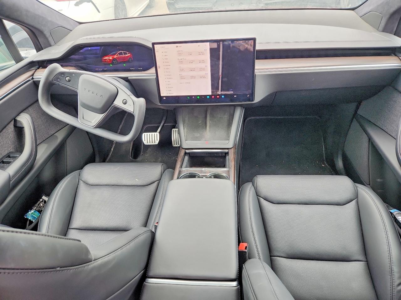 2023 Tesla Model X VIN 7SAXCDE58PF419049 COPART salvage auction — Rear End, SC - CERT OF TITLE-SALVAGE (P), sold $27,000 on 2026-08-24 (photo 8)