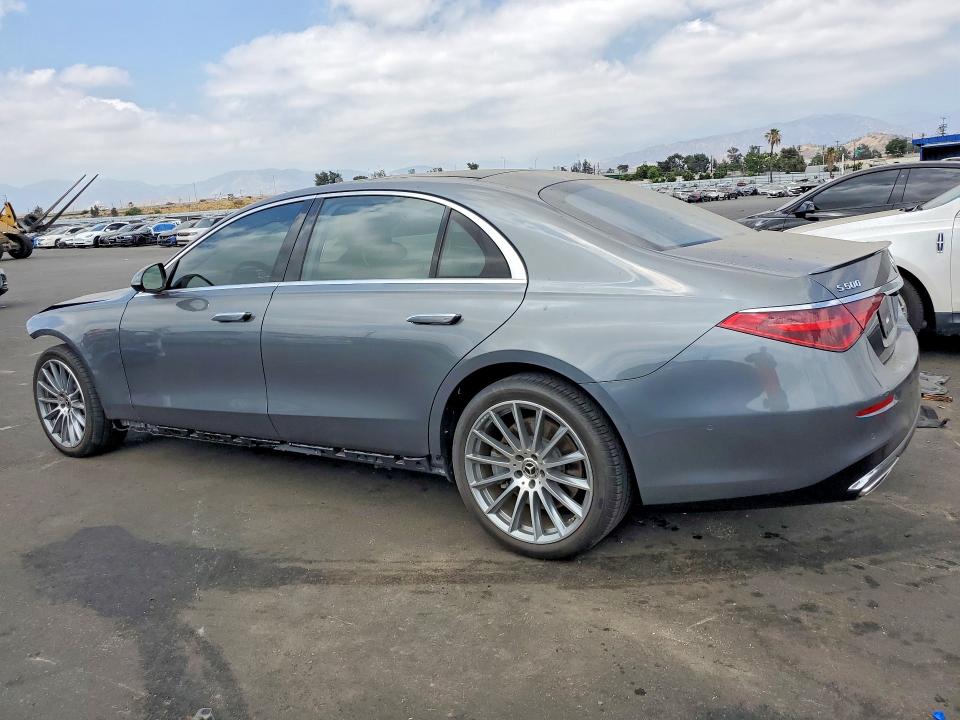2022 Mercedes-benz S-klasse VIN W1K6G6DB6NA141442 COPART salvage auction — FRONT END, Ca - Salvage Certificate, sold $34,000 on 2026-08-24 (photo 2)