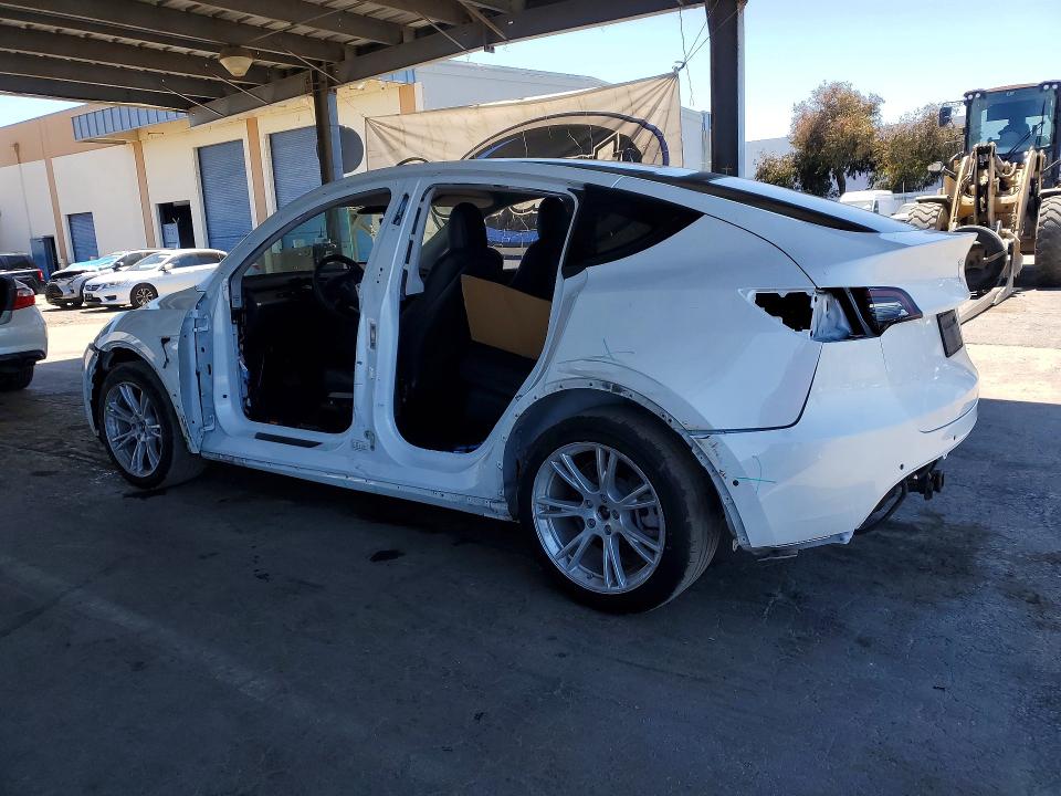 2021 Tesla Model y VIN 5YJYGDEE6MF241014 COPART salvage auction — SIDE, Ca - Salvage Certificate, sold $1,350 on 2026-07-28 (photo 2)