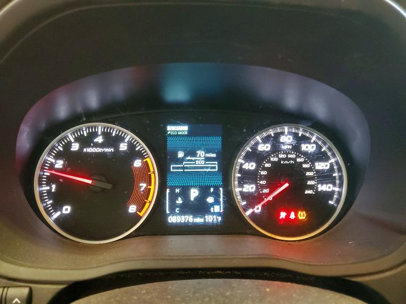 2022 Mitsubishi Eclipse cross VIN JA4ATVAA4NZ014657 COPART salvage auction — FRONT END, Tx - Salvage Vehicle Title, sold $3,300 on 2026-08-21 (photo 9)