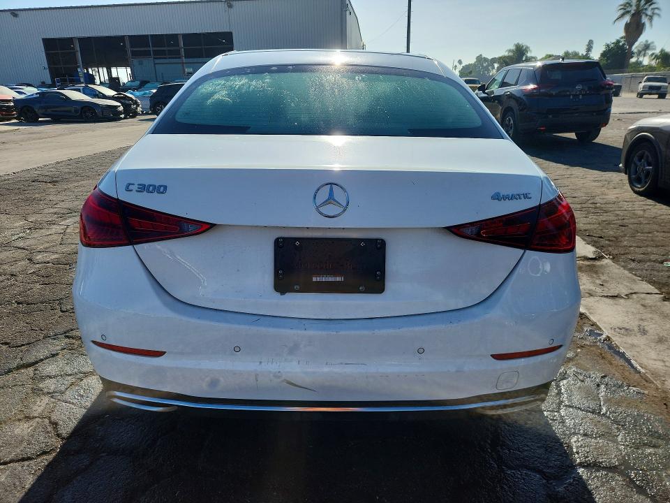 2025 Mercedes-benz C class VIN W1KAF4HB1SR289247 COPART salvage auction — FRONT END, CA - SALVAGE CERTIFICATE, sold $16,600 on 2026-08-12 (photo 6)