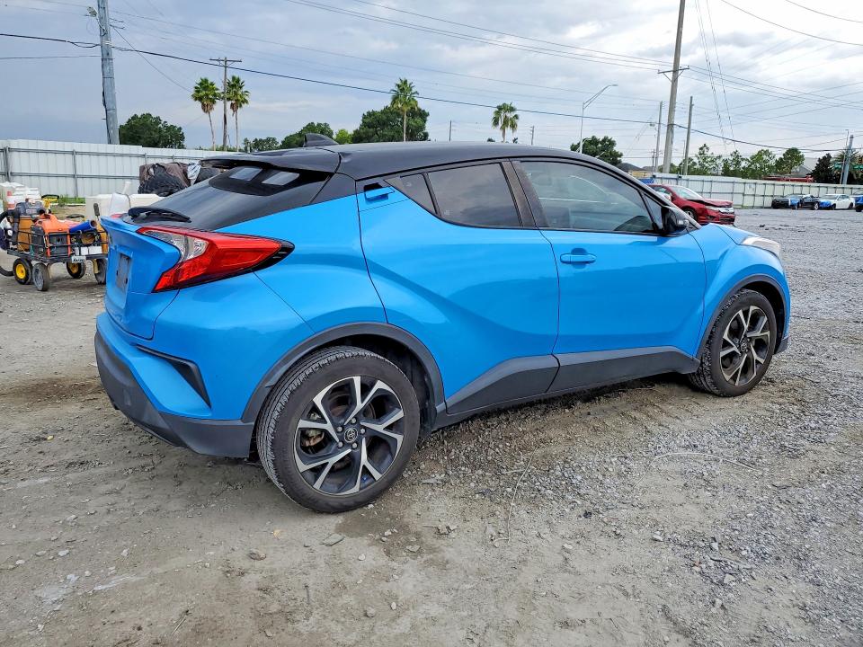 2019 Toyota C-hr VIN NMTKHMBXXKR096169 COPART salvage auction — VANDALISM, Fl - Cert Of Title Slvg Rebuildable, sold $6,400 on 2026-07-31 (photo 3)
