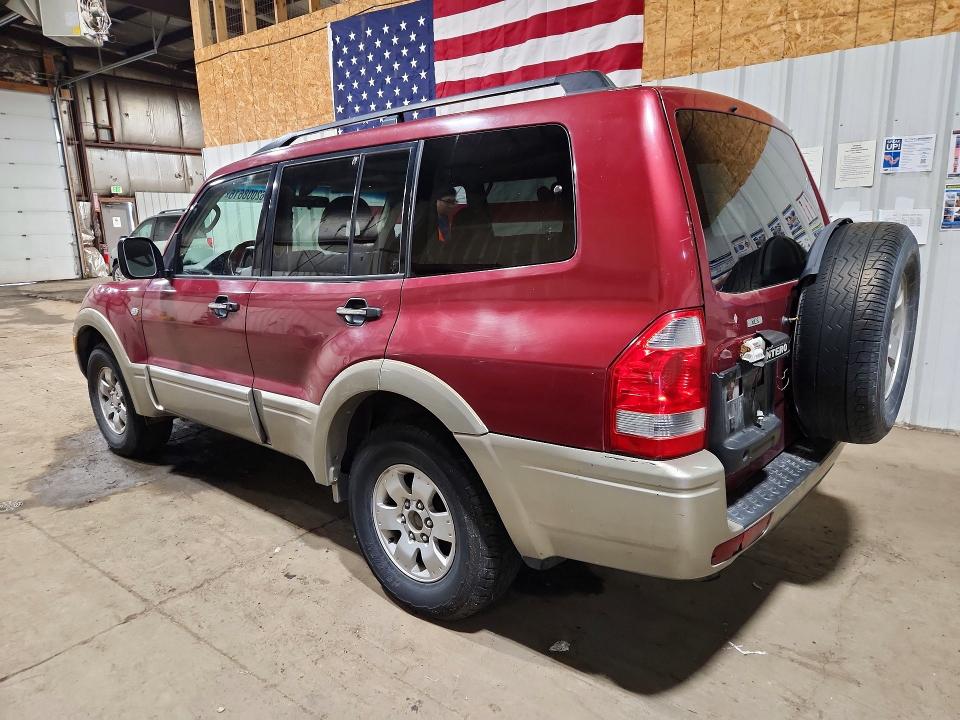 2003 Mitsubishi Montero VIN JA4NW31S53J035129 COPART salvage auction — REAR END, Ak - Certificate Of Vehicle Title, sold $25 on 2026-07-28 (photo 2)