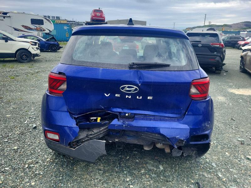 2021 Hyundai Venue VIN KMHRB8A34MU121696 COPART salvage auction — REAR END, Nl - Salvage Brand, sold $80 on 2026-07-30 (photo 6)