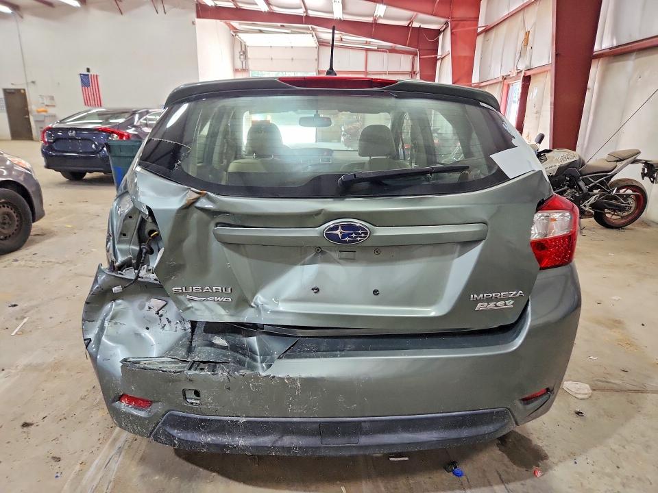 2016 Subaru Impreza VIN JF1GPAB64GH309912 COPART salvage auction — REAR END, MD - CERT OF SALVAGE < 75% DAMAGE, sold $275 on 2026-07-28 (photo 6)