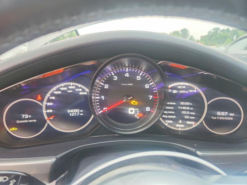 2018 Porsche Panamera VIN WP0AB2A75JL132600 COPART salvage auction — WATER/FLOOD, Ct - Cert Of Title-Flood Salvage, sold $19,400 on 2026-07-31 (photo 9)