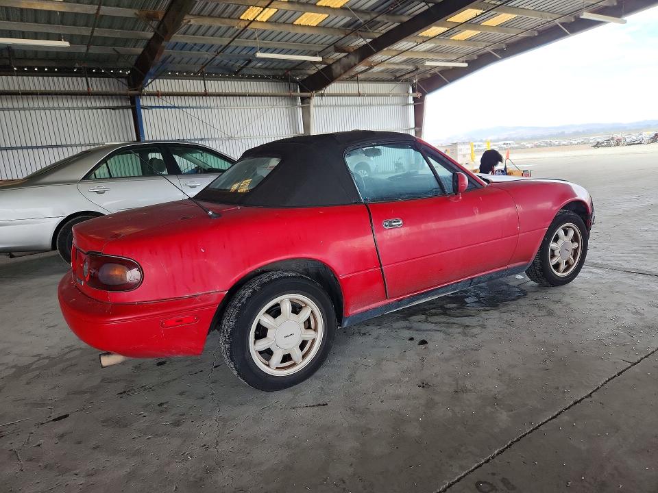 1992 Mazda Mx-5 miata VIN JM1NA3516N1304179 COPART salvage auction — VANDALISM, CA - SALVAGE CERTIFICATE, sold $300 on 2026-07-23 (photo 3)