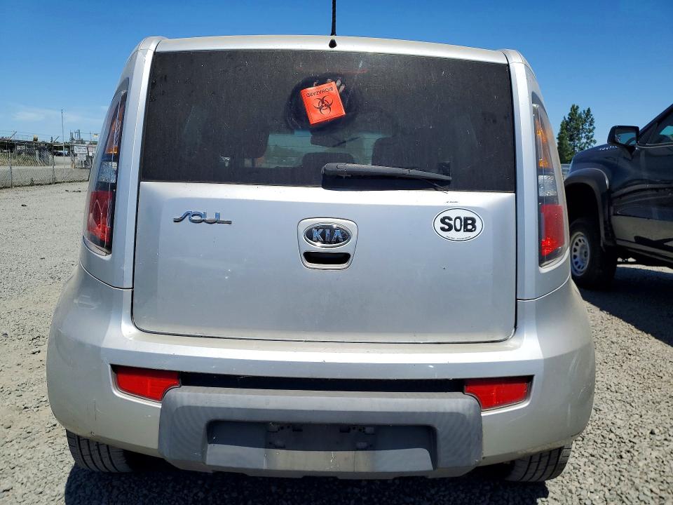 2011 Kia Soul VIN KNDJT2A22A7068588 COPART salvage auction — FRONT END, OR - CERTIFICATE OF TITLE, sold $300 on 2026-07-14 (photo 6)