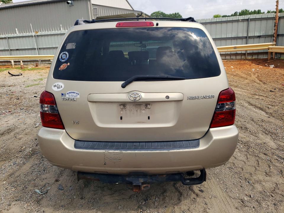 2004 Toyota Highlander VIN JTEDP21A240037035 COPART salvage auction — FRONT END, Va - Certificate Of Title, sold $100 on 2026-07-10 (photo 6)