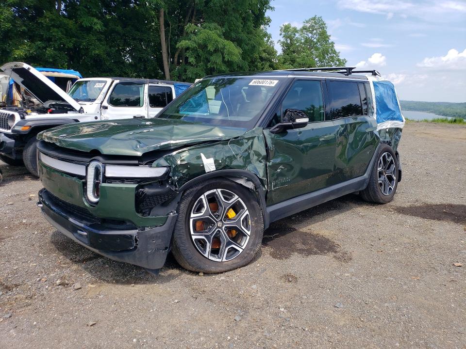 2023 Rivian R1s VIN 7PDSGABLXPN020988 COPART salvage auction — SIDE, Nj - Cert Of Title-Salvage, sold $17,200 on 2026-07-23 (photo 1)