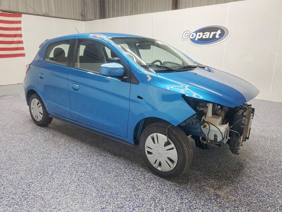 2024 Mitsubishi Mirage VIN ML32AUHJ8RH021013 COPART salvage auction — FRONT END, CA - CERTIFICATE OF TITLE (P), sold $5,700 on 2026-07-20 (photo 4)