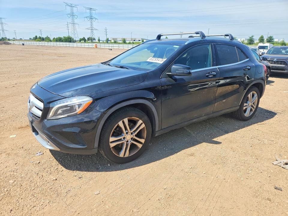 2015 Mercedes-benz Gla-klasse VIN WDCTG4GB1FJ082180 COPART salvage auction — MECHANICAL, Il - Certificate Of Title, sold $1,300 on 2026-08-04 (photo 1)