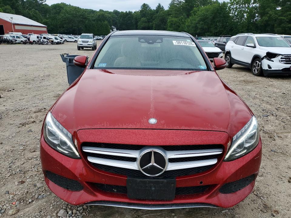 2016 Mercedes-benz C-klasse VIN WDDWF4KB7GR158328 COPART salvage auction — FRONT END, MA - CERT OF TITLE-RECONSTRCTD COLL, sold $3,100 on 2026-08-06 (photo 5)