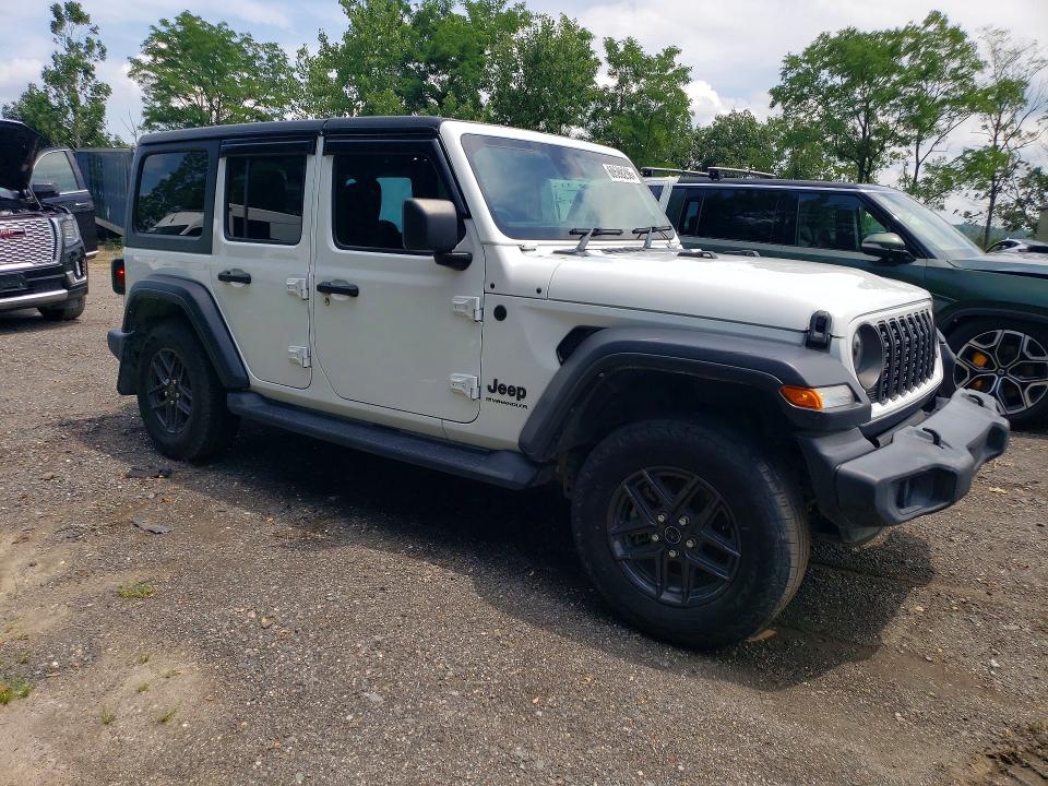 2024 Jeep Wrangler / VIN 1C4PJXKN5RW237039 COPART salvage auction — REAR END, Salvage Title, sold $13,300 on 2026-07-30 (photo 4)