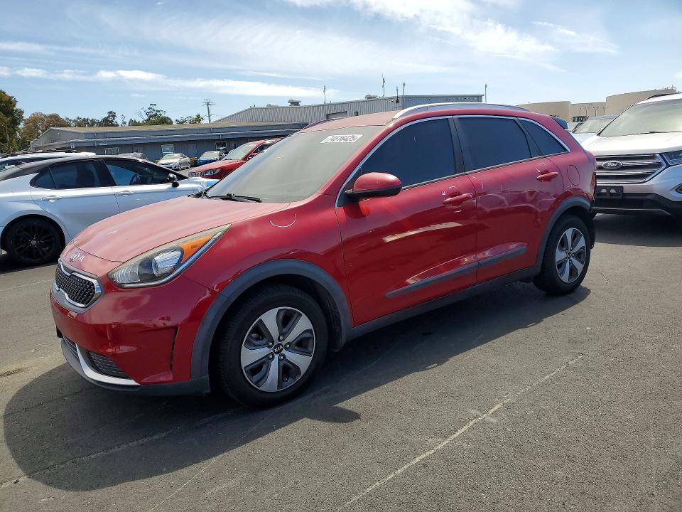 2017 Kia Niro VIN KNDCB3LC8H5048228 COPART salvage auction — REAR END, Ca - Salvage Certificate, sold $1,700 on 2026-07-27 (photo 1)