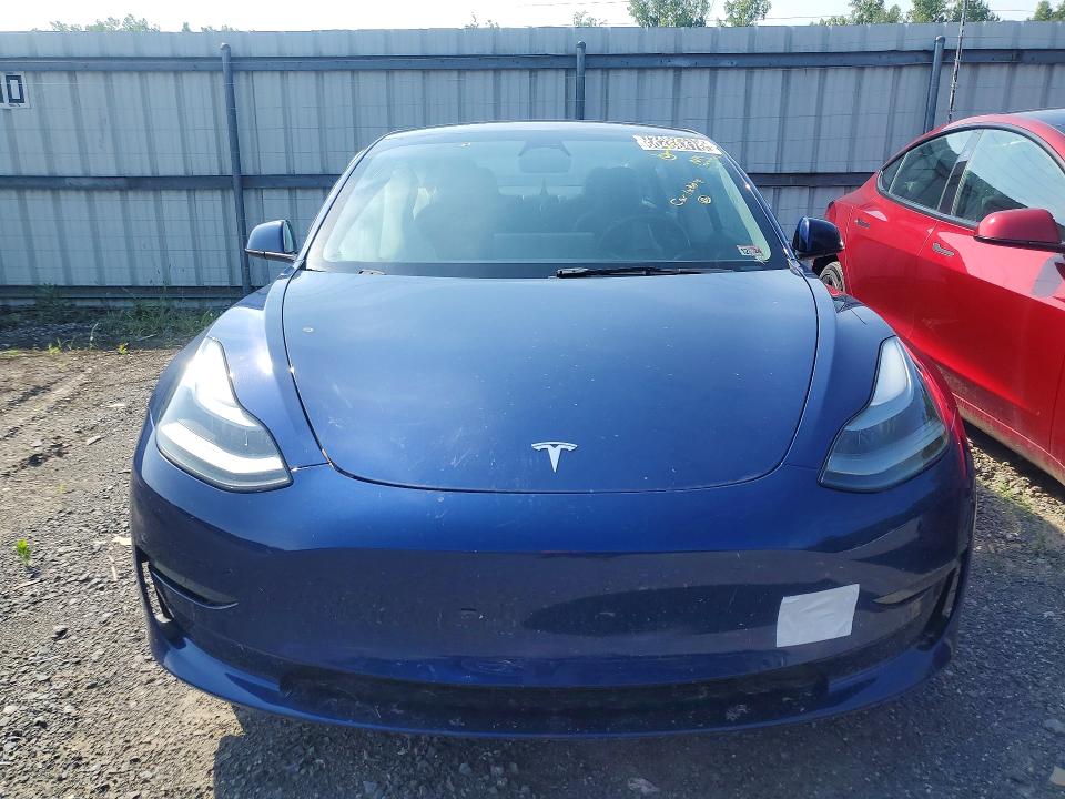 2022 Tesla Model 3 VIN 5YJ3E1EAXNF370709 COPART salvage auction — REAR END, VA - CERTIFICATE OF TITLE, sold $4,300 on 2026-07-22 (photo 5)