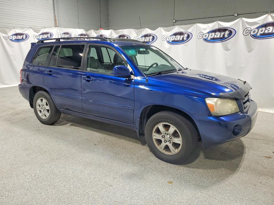 2005 Toyota Highlander VIN JTEDP21A050080869 COPART salvage auction — MINOR DENT/SCRATCHES, Wv - Certificate Of Title, sold $1,200 on 2026-07-28 (photo 4)