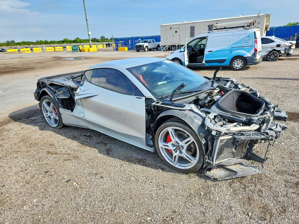 2022 Chevrolet Corvette stingray VIN 1G1YA2D43N5110973 COPART salvage auction — STRIPPED, FL - CERT OF TITLE SLVG REBUILDABLE, sold $16,100 on 2026-09-03 (photo 4)