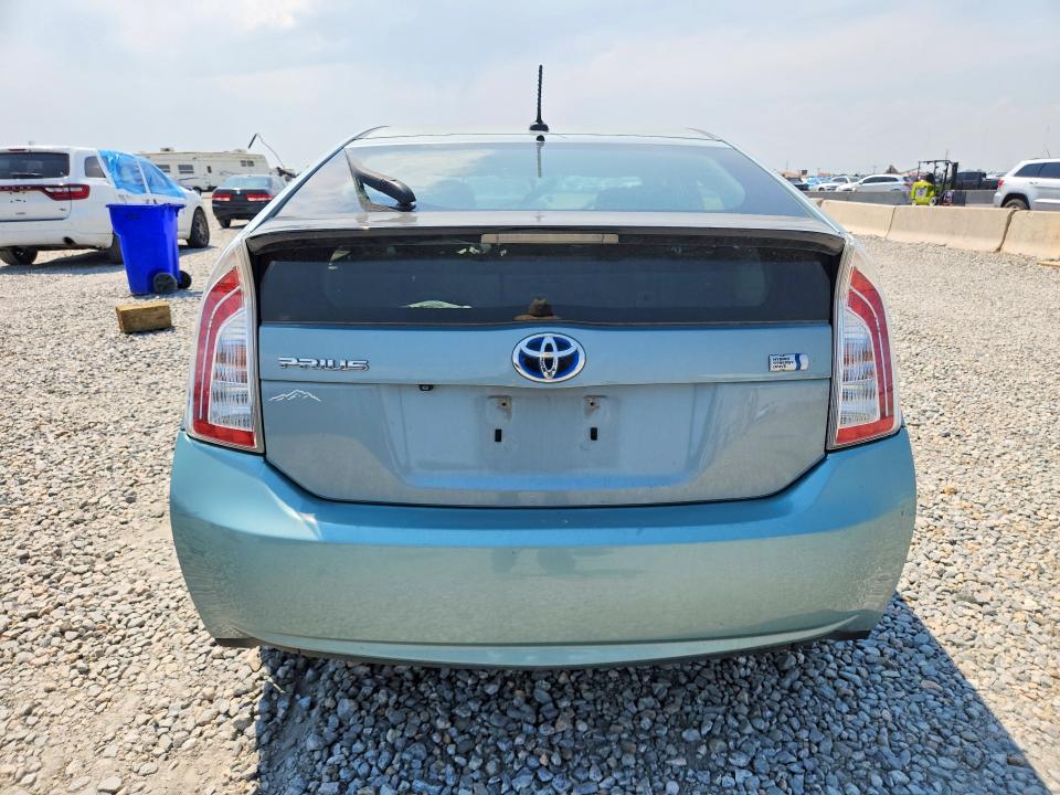 2012 Toyota Prius VIN JTDKN3DUXC1608793 COPART salvage auction — FRONT END, Co - Public - Salvage Title, sold $725 on 2026-07-14 (photo 6)