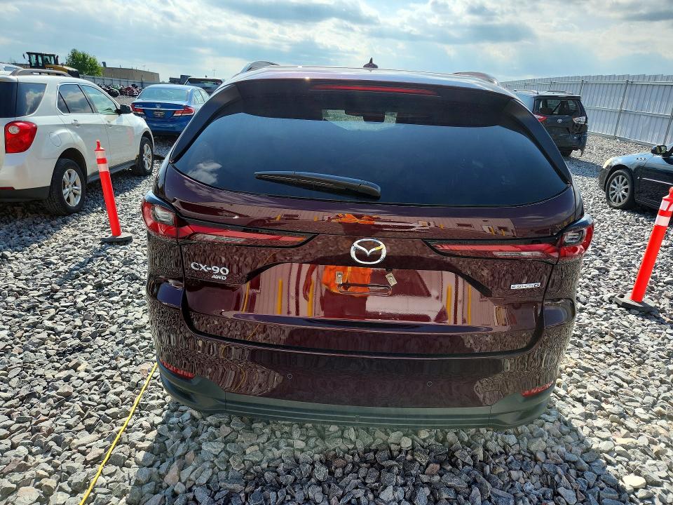 2025 Mazda Cx-90 VIN JM3KKCHD1S1250119 COPART salvage auction — FRONT END, Wi - Cert Of Title-Salvage Vehicle, sold $12,400 on 2026-07-20 (photo 6)