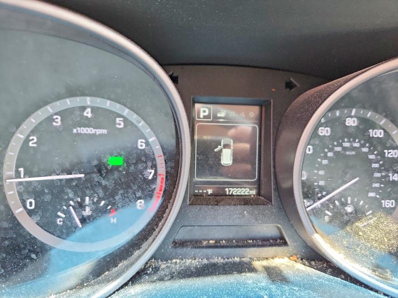 2018 Hyundai Santa fe VIN 5XYZTDLB8JG509901 COPART salvage auction — FRONT END, Mi - Certificate Of Title, sold $1,350 on 2026-07-16 (photo 9)