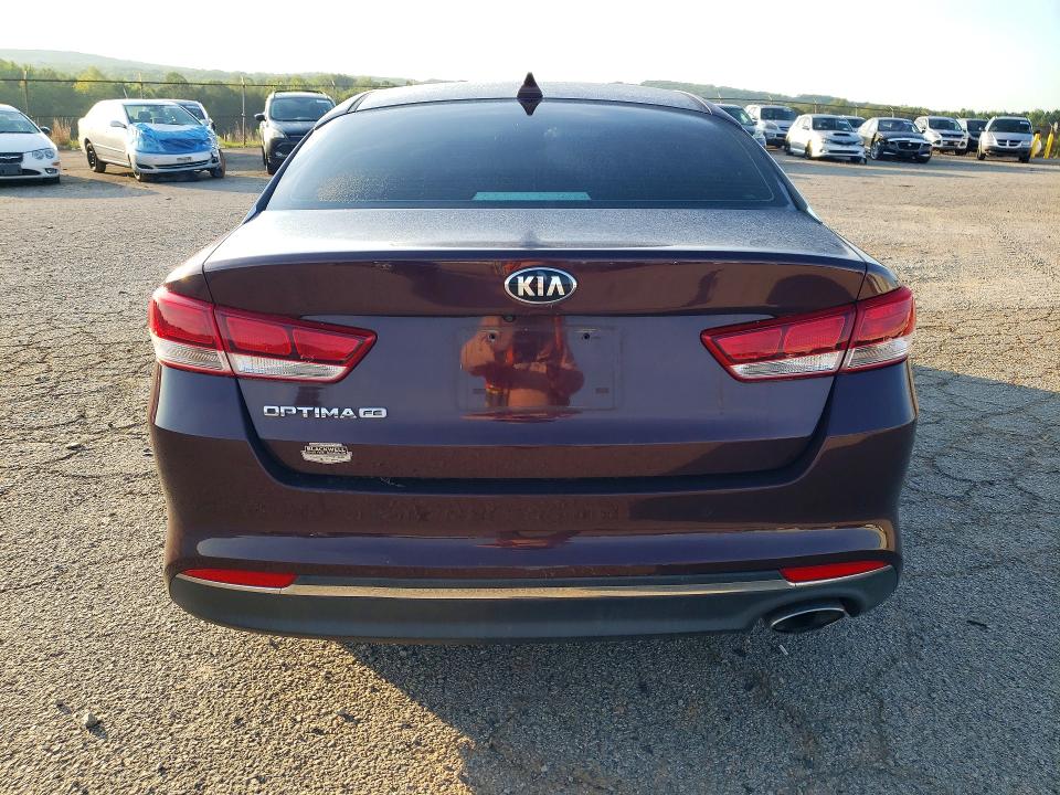 2016 Kia Optima VIN 5XXGT4L3XGG084078 COPART salvage auction — FRONT END, Va - Cert Of Title - Salvage, sold $600 on 2026-07-31 (photo 6)