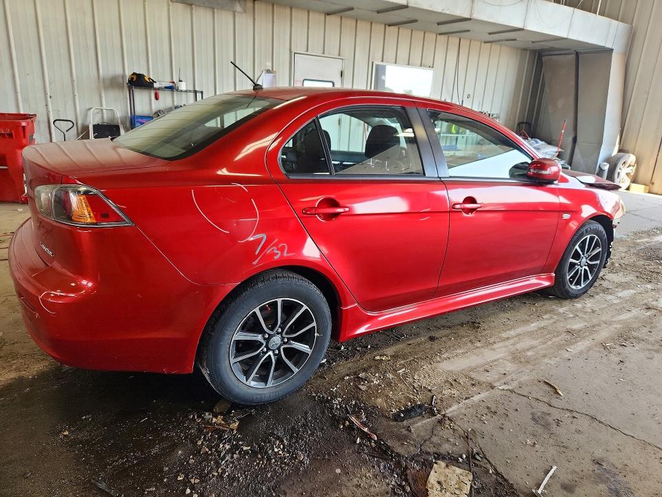 2017 Mitsubishi Lancer VIN JA32U2FU2HU002337 COPART salvage auction — FRONT END, WI - CERTIFICATE OF TITLE, sold $800 on 2026-07-27 (photo 3)
