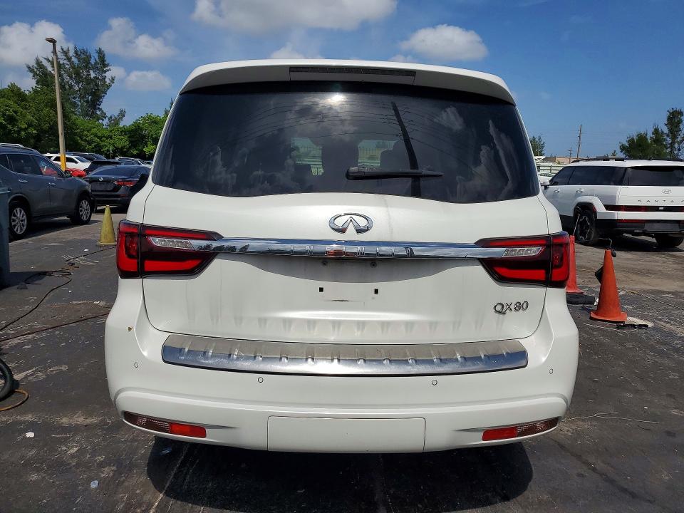 2018 Infiniti Qx80 VIN JN8AZ2ND8J9840434 COPART salvage auction — FRONT END, FL - CERT OF TITLE SLVG REBUILDABLE, sold $9,200 on 2026-07-20 (photo 6)