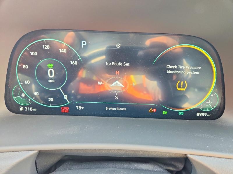 2023 Hyundai Sonata VIN KMHL54JJ9PA068780 COPART salvage auction — SIDE, NY - MV-907A SALVAGE CERTIFICATE, sold $3,100 on 2026-07-21 (photo 9)