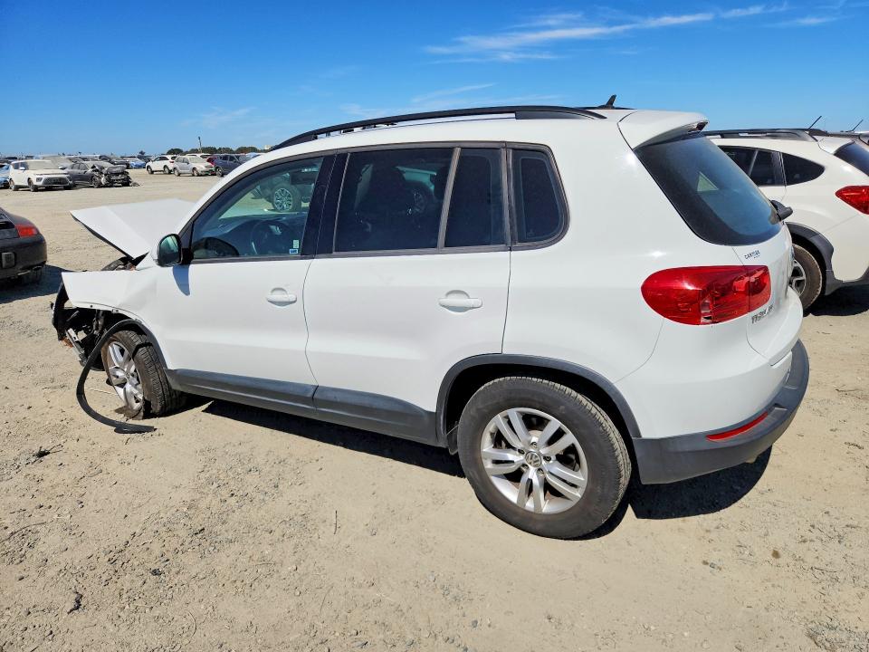 2016 Volkswagen Tiguan VIN WVGAV7AX8GW578330 COPART salvage auction — FRONT END, Ca - Salvage Certificate, sold $200 on 2026-08-04 (photo 2)