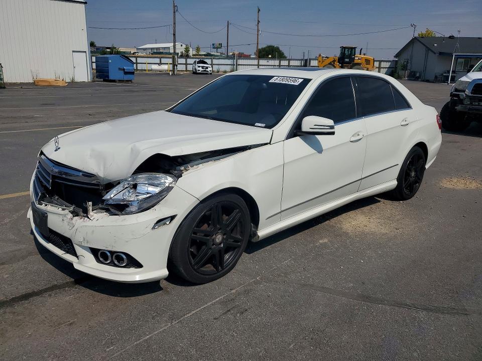 2010 Mercedes-benz E-klasse VIN WDDHF5GB3AA076139 COPART salvage auction — FRONT END, Id - Salvage Certificate Of Title, sold $625 on 2026-08-13 (photo 1)