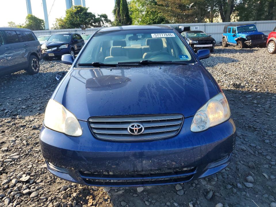 2003 Toyota Corolla VIN JTDBR32EX30044861 COPART salvage auction — SIDE, Nj - Cert Of Title-Salvage, sold $925 on 2026-07-29 (photo 5)