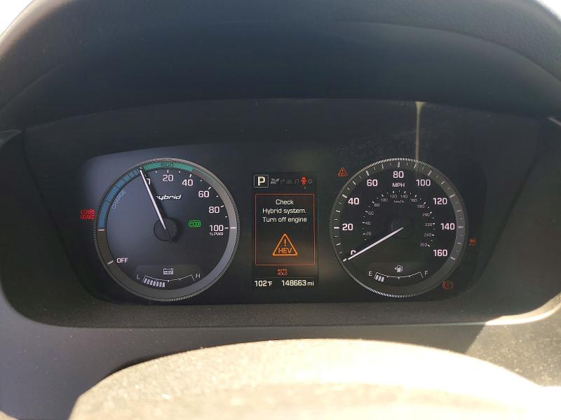 2017 Hyundai Sonata VIN KMHE34L17HA050730 COPART salvage auction — FRONT END, Ut - Cert Of Sale - Rebuilt/Restore, sold $1,200 on 2026-07-22 (photo 9)