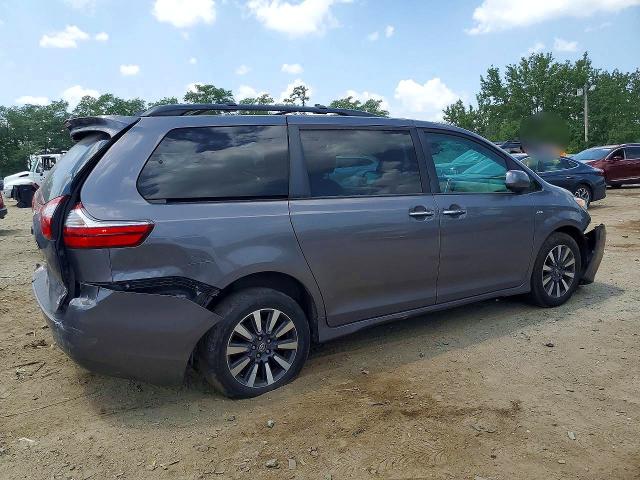 2018 Toyota Sienna VIN 5TDDZ3DC5JS199686 COPART salvage auction — REAR END, Md - Cert Of Salvage > 75% Damage, sold $3,400 on 2026-07-14 (photo 3)